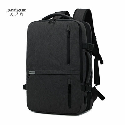 Mochila de negócios masculina de poliéster All Seasons com vários bolsos